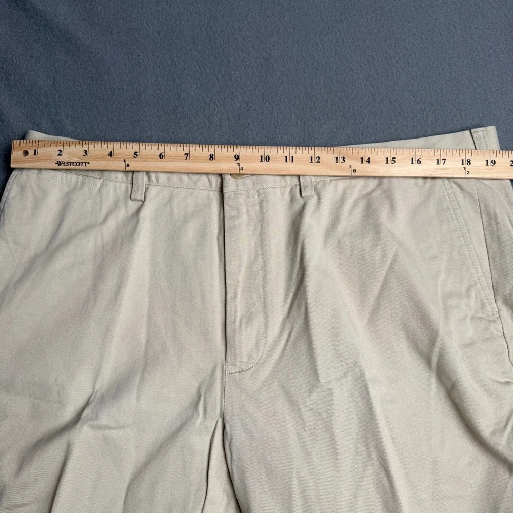 Polo Ralph Lauren Preston Pant Mens 40x30 Khaki Tan Cotton Chino Straight Leg
